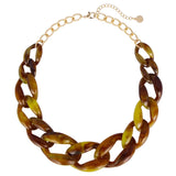 BOCAR Statement Chunky Acrylic Chain Link Choker Necklace Fashion Women Collar Necklaces Acrylic Resin Chain Necklace(N0097)