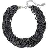 Bocar Multiple Strand Handmade Beaded 16" Statement Collar Necklace for Women 10402
