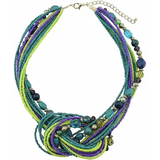 Bocar Statement Seed Beads Necklace for Women Multilayer beaded Collar Necklace (NK_10345)