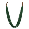 Bocar Long Multi Strand Handmade Beaded Statement Necklace with Gift Box, White, 40 inches, Women