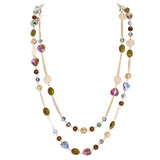 Bocar Long Statement Necklaces for Women Trendy, Boho Costume Jewelry Layered Crystal Beaded Collar Necklaces for Women (NK-10084)