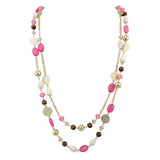 Bocar Long Statement Necklaces for Women Trendy, Boho Costume Jewelry Layered Crystal Beaded Collar Necklaces for Women (NK-10084)