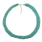 Bocar Long Multiple Strand Handmade Beaded Statement 33" Necklace for Women (NK_10235)