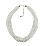 Bocar Chunky Statement Colorful Seed Beads Women Choker Collar Necklace(NK_10314)