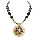Bocar Statement Beaded Necklace for Women Chunky Collar Pendant Necklace (NK_10343)