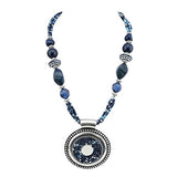 Bocar Statement Beaded Necklace for Women Chunky Collar Pendant Necklace (NK_10343)