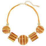 Bocar Vintage Costume Pendant Jewelry for Women Fashion Acrylic 5 Geometry Collar Necklace(NK_10675)