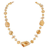 Bocar Crystal Beaded Collar Necklace for Women Fashion Handmade Bib Costume Jewelry Gift（NK_10686)