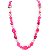 Bocar Long Beaded Necklace for Women Handmade Fashion Costume Chain Jewelry Gift（10349）