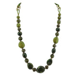 Bocar Long Beaded Necklace for Women Handmade Fashion Costume Chain Jewelry Gift（10349）