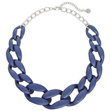 BOCAR Statement Chunky Acrylic Chain Link Choker Necklace Fashion Women Collar Necklaces Acrylic Resin Chain Necklace(N0097)