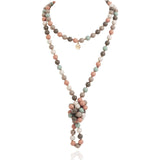 Bocar Fashion Beads Rope Knot Long Beaded Necklace Versatile 60" Strand Costume Jewelry for Women 1030