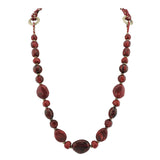 Bocar Long Beaded Necklace for Women Handmade Fashion Costume Chain Jewelry Gift（10349）